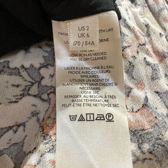 NWT Free People Forget Me Not Mini Dress Size 2 Charcoal Combo Msrp $128. NWT - Picture 6 of 6